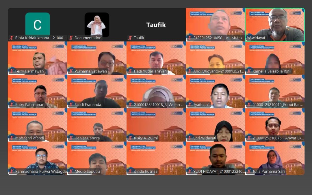 Kuliah Perdana PSPPI Fakultas Teknik Undip Tekankan Etika dan Profesionalisme Keinsinyuran